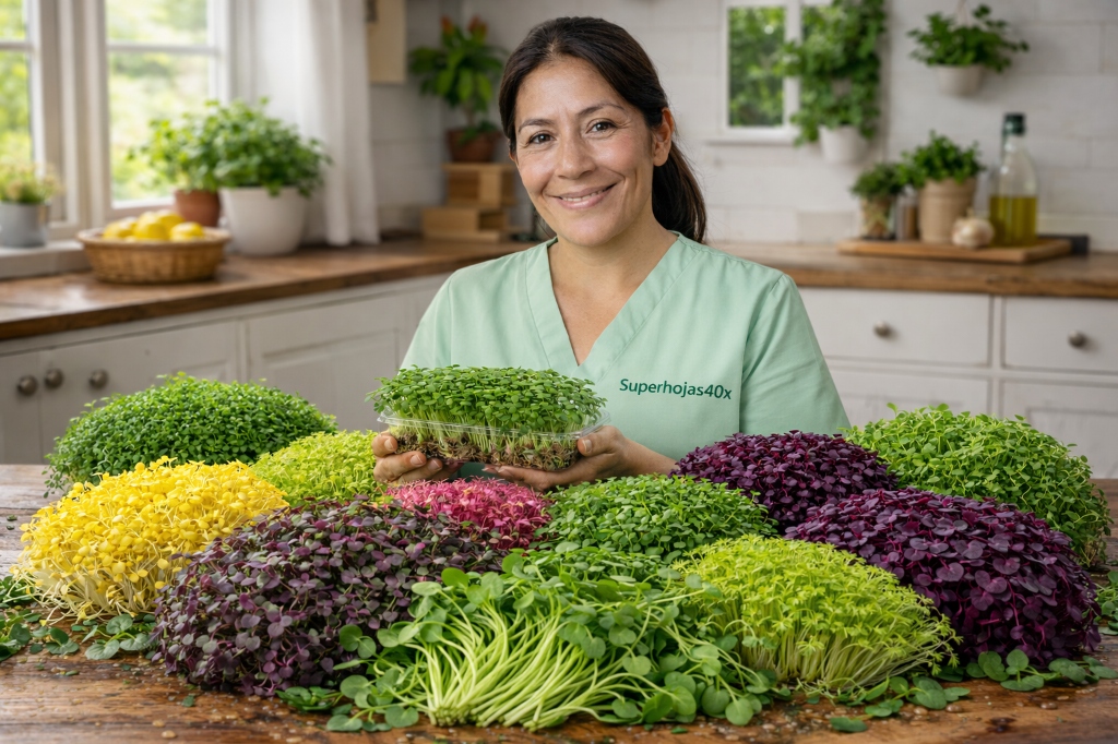 Cultivo de Microgreens Superhojas