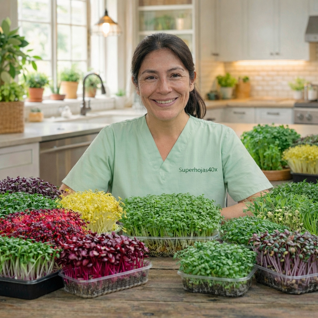 Bandeja de Microverdes Frescos
